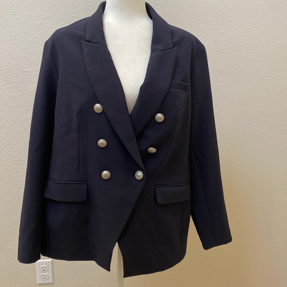 Express Double Breasted Blazer with Split Collar NWOT Size XL